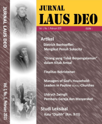 Image of Jurnal Laus Deo