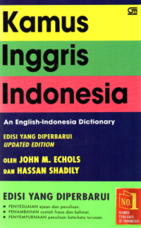 Sampul Kamus Inggris - Indonesia