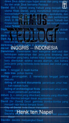 Sampul Kamus Teologi: Iggris-Indonesia