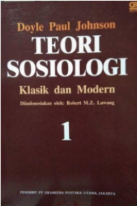Teori Sosiologi Klasik Dan Modern 1